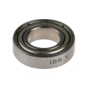 RS PRO Single Row Deep Groove Ball Bearing 10 mm ID, 19 mm OD, 5 mm Width, Shielded Steel Cage 6800-2Z
