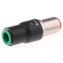 Legris Pneumatic Non Return Valve, Nickel Plated Brass & Technical Polymer, 40 bar, 10 mm Tube Connection 7996 10 00