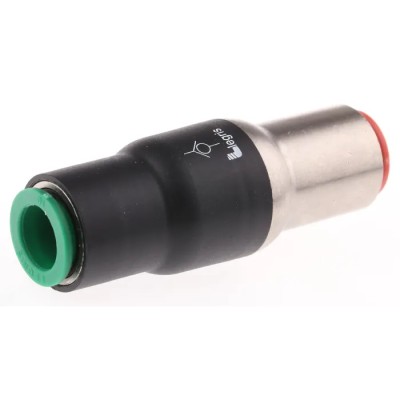 Legris Pneumatic Non Return Valve, Nickel Plated Brass & Technical Polymer, 40 bar, 10 mm Tube Connection 7996 10 00