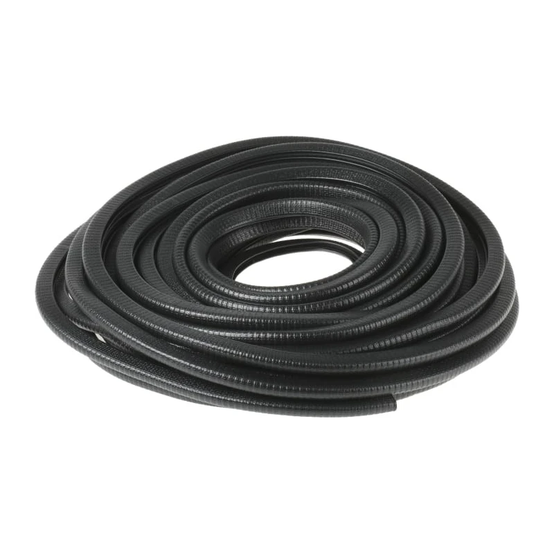 RS PRO Black Polyvinyl Chloride Edge Protection, 20 m Length, 10.5 mm Width, 14.4 mm Height 619-1528