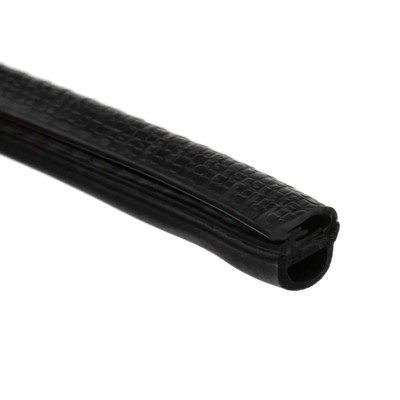 RS PRO Black Polyvinyl Chloride Flexible Edge Protection Strip 20 m Length 12mm Width 9.5mm Height 619-1714