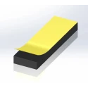 RS PRO Black EPDM Foam Tape 15mm Width x 10m Length x 5mm Thickness Single Sided Acrylic Adhesive 619-1764