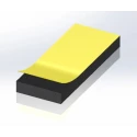 RS PRO Black EPDM Foam Tape, 20mm Width x 10 m Length x 5 mm Thickness, Single Sided Acrylic Adhesive 619-1786