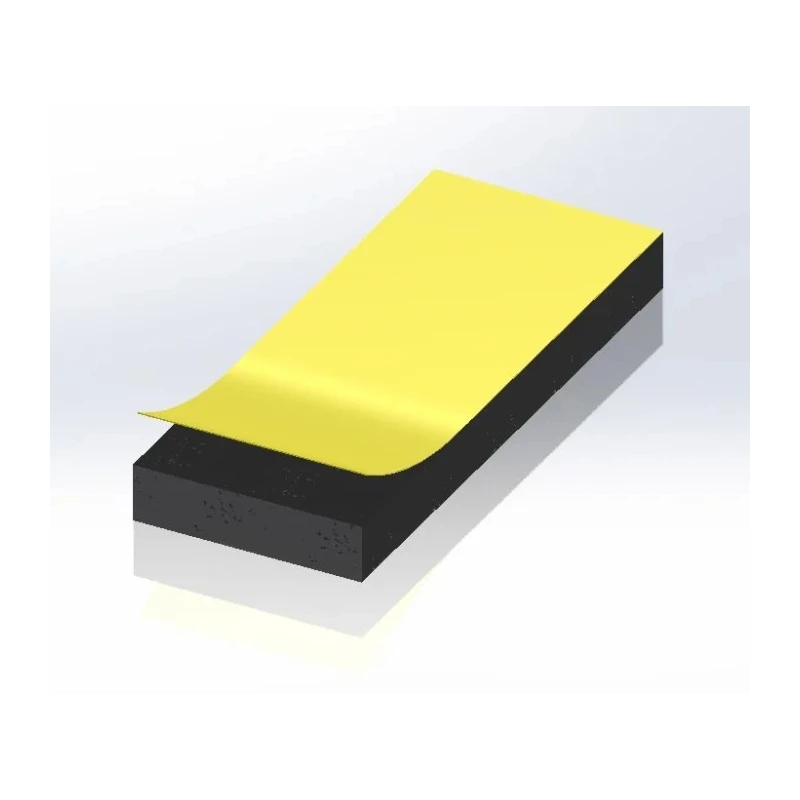 RS PRO Black EPDM Foam Tape, 20mm Width x 10 m Length x 5 mm Thickness, Single Sided Acrylic Adhesive 619-1786