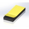 RS PRO Black EPDM Foam Tape, 20mm Width x 10 m Length x 5 mm Thickness, Single Sided Acrylic Adhesive 619-1786