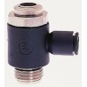 Legris 7010 Series Flow Controller Threaded Inlet Male Connection, Tube Outlet 8 mm, Maximum 10 bar Pressure 7010 08 10