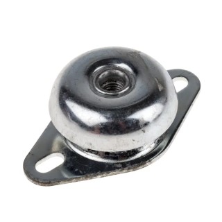 RS Pro Round M12 Anti-Vibration Pedestal Mount, 124 kg Compression Load, 110 mm Outside Diameter, 35 mm Height 126-3890