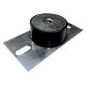Paulstra Hutchinson RS PRO Cylindrical M12 Anti-Vibration Pedestal Mount Flange Type with 350 kg Compression Load 126-3892