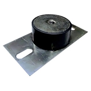 Paulstra Hutchinson RS PRO Cylindrical M12 Anti-Vibration Pedestal Mount Flange Type with 350 kg Compression Load 126-3892