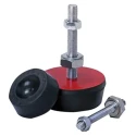 RS PRO Cylindrical M10 Anti-Vibration Mount with 120 kg Compression Load, 60 mm Outside Diameter, 108 mm Height 126-3898