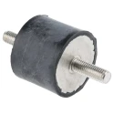 FIBET RS PRO Cylindrical M10 Anti-Vibration Mount Male to Male Bobbin 146 kg Compression Load 50 mm Diameter 40 mm 126-3914