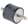 FIBET RS PRO Cylindrical M10 Anti-Vibration Mount Male to Male Bobbin 146 kg Compression Load 50 mm Diameter 40 mm 126-3914