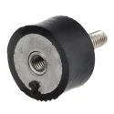 RS PRO Cylindrical M6 Anti-Vibration Mount Male to Female Bobbin 25 mm OD 15 mm Height 47.3 kg Compression Load 126-3917