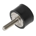 RS PRO Cylindrical M6 Anti-Vibration Mount Male to Female Bobbin 25 mm OD 15 mm Height 47.3 kg Compression Load 126-3917