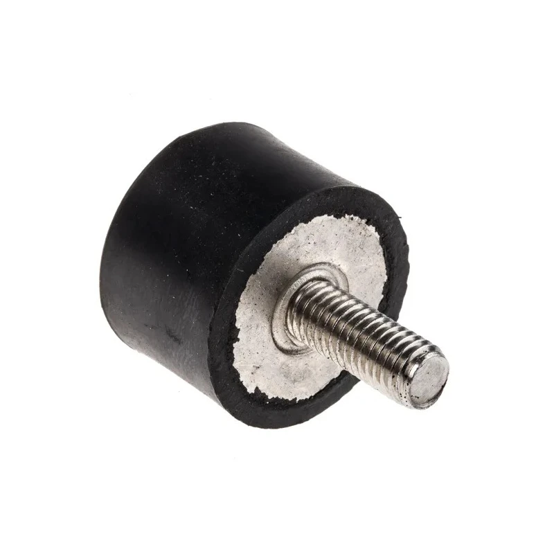 RS PRO Cylindrical M8 Anti-Vibration Mount Male to Female Bobbin Natural Rubber 51.92 kg Compression 30 mm OD 20 mm 126-3918