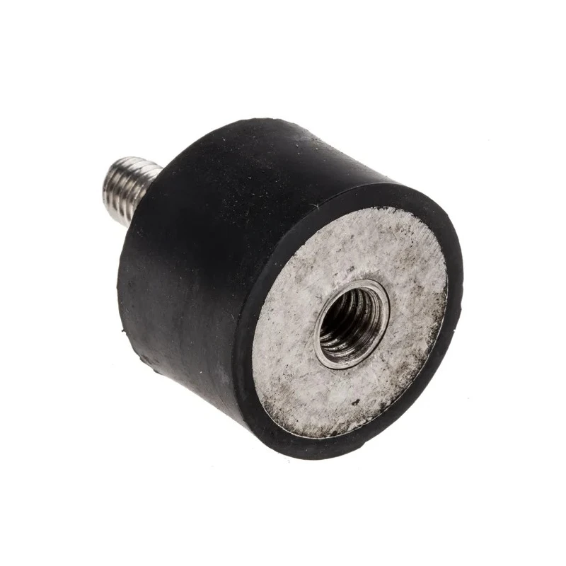 RS PRO Cylindrical M8 Anti-Vibration Mount Male to Female Bobbin Natural Rubber 51.92 kg Compression 30 mm OD 20 mm 126-3918