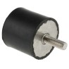 Paulstra Hutchinson RS PRO Cylindrical M10 Anti-Vibration Mount Male to Female Bobbin 154.22kg Compression 50mm OD 126-3920