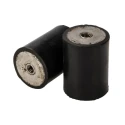 RS PRO Cylindrical M6 Anti-Vibration Mount, Female to Female Bobbin, 26.8 kg Compression Load, 30 mm Outside 126-3924