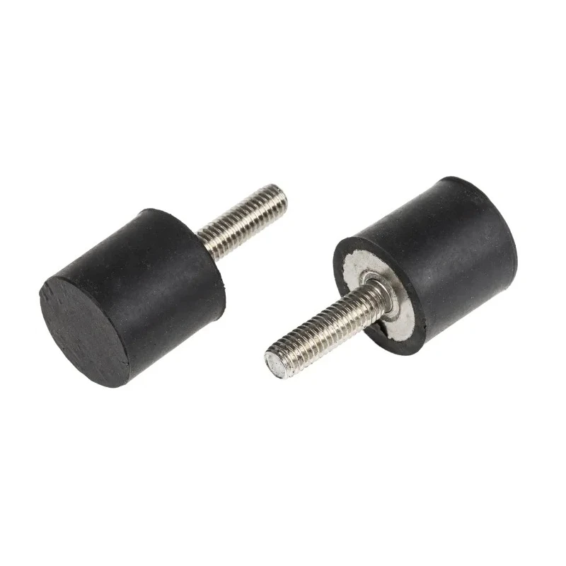 RS PRO Cylindrical M6 Anti-Vibration Mount Male Buffer Foot, 13.97 kg Compression Load, 20 mm Outside Diameter, 20 126-3928