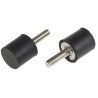RS PRO Cylindrical M6 Anti-Vibration Mount Male Buffer Foot, 13.97 kg Compression Load, 20 mm Outside Diameter, 20 126-3928