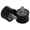 RS PRO Cylindrical M8 Anti-Vibration Mount Male Buffer Foot with 29.5 kg Compression Load 30 mm OD 20 mm Height 126-3929