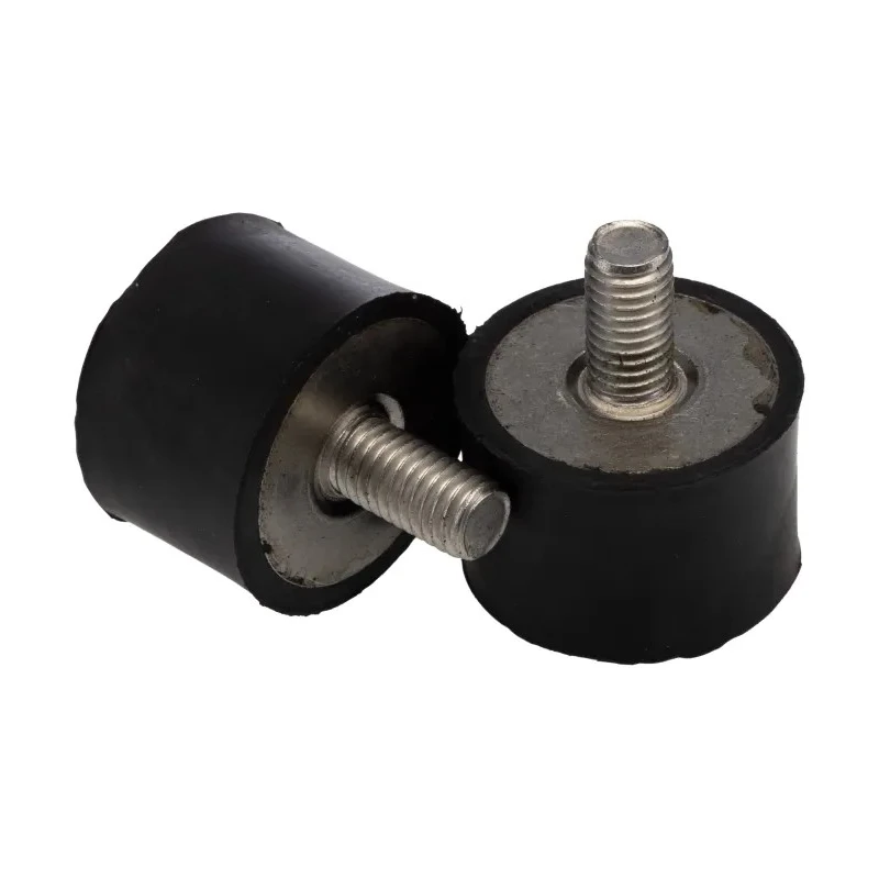 RS PRO Cylindrical M8 Anti-Vibration Mount Male Buffer Foot with 29.5 kg Compression Load 30 mm OD 20 mm Height 126-3929