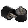 RS PRO Cylindrical M8 Anti-Vibration Mount Male Buffer Foot with 29.5 kg Compression Load 30 mm OD 20 mm Height 126-3929