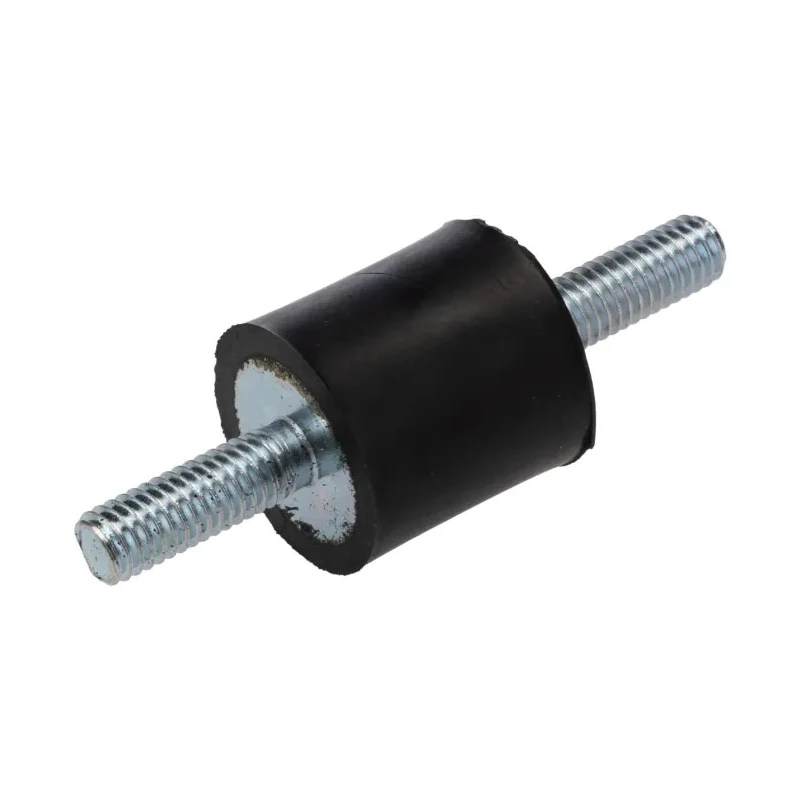 RS PRO M6 Anti-Vibration Mount Male to Male Bobbin with 22kg Compression Load, 20mm Diameter, 20mm Height 126-3950