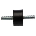 RS PRO M6 Anti-Vibration Mount Male to Male Bobbin Natural Rubber 25mm OD 15mm H 43kg Compression 126-3954