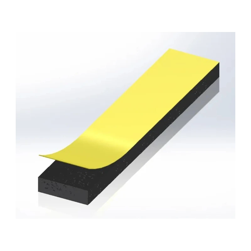 RS PRO Black EPDM Foam Tape 10mm Width x 10m Length x 3mm Thickness, Modified Acrylic Adhesive, Model 619-1720