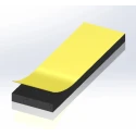 RS PRO Black EPDM Single Sided Foam Tape 15mm Width x 10 m Length x 3 mm Thickness 619-1758