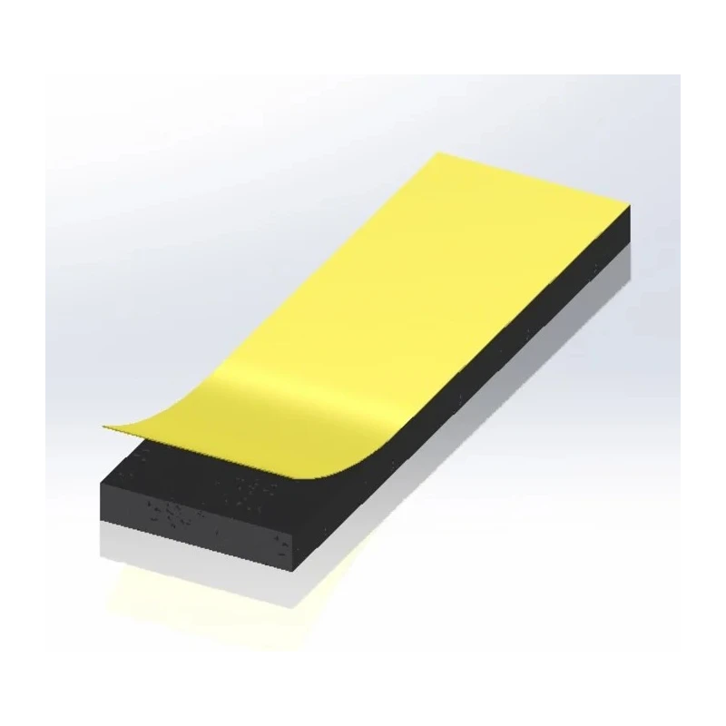 RS PRO Black EPDM Single Sided Foam Tape 15mm Width x 10 m Length x 3 mm Thickness 619-1758