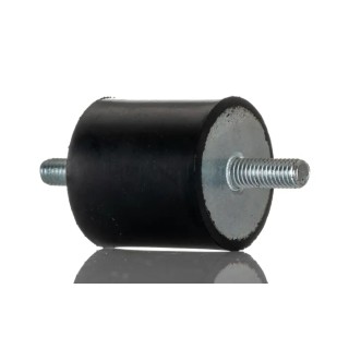 RS PRO M10 Male to Male Anti-Vibration Mount Bobbin with 195.2 kg Compression, 50 mm OD, 25 mm Height 126-3979