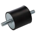 RS PRO M8 Male to Male Anti-Vibration Mount Bobbin 40mm OD 40mm Height 87.4 kg Compression 126-3976