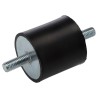 RS PRO M8 Male to Male Anti-Vibration Mount Bobbin 40mm OD 40mm Height 87.4 kg Compression 126-3976
