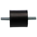 RS PRO M8 Male to Male Anti-Vibration Mount Bobbin 40mm OD 40mm Height 87.4 kg Compression 126-3976