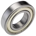 RS PRO Single Row Deep Groove Ball Bearing 40 mm ID, 80 mm OD, 18 mm Width, Shielded Steel Cage 6208-2Z