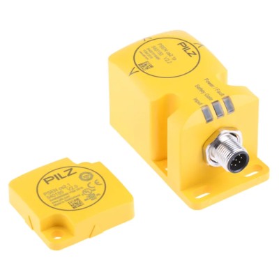 Pilz Non-Contact Safety Switch PSENmag Series, Plastic Housing, Rectangular Body, 24V DC, M12, Model 540100