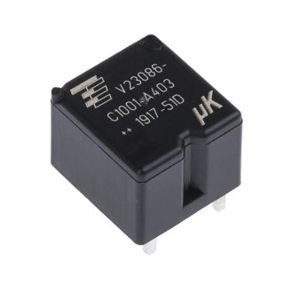 TE Connectivity PCB Automotive Relay 12V DC Coil Voltage 25A Switching Current SPDT V23086C1001A403 1393280-6