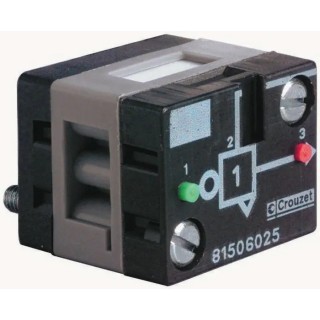Crouzet 6 bar Pneumatic Logic Controller with NOT, Inhibition, AND, OR, Threshold Function 81506025