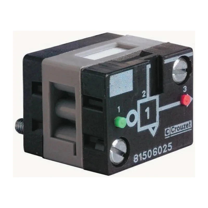 Crouzet 6 bar Pneumatic Logic Controller with NOT, Inhibition, AND, OR, Threshold Function 81506025
