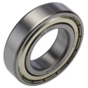 RS PRO 30 mm ID, 55 mm OD Single Row Deep Groove Ball Bearing Shielded Steel Cage 6006-2Z