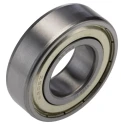 RS PRO Single Row Deep Groove Ball Bearing 25 mm Inside Diameter, 52 mm Outside Diameter, 15 mm Width, Shielded Steel 6205-2Z