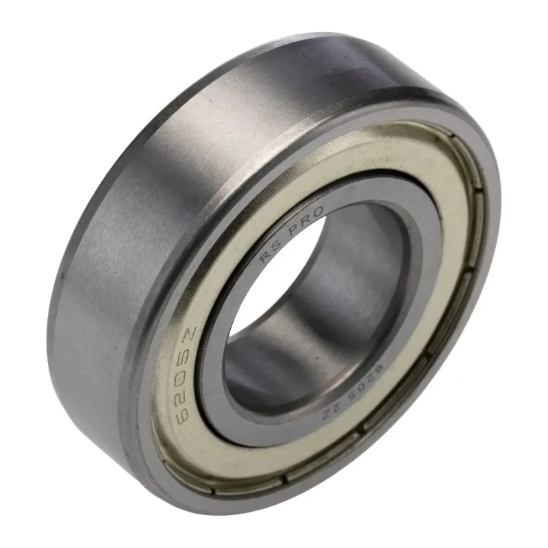 RS PRO Single Row Deep Groove Ball Bearing 25 mm Inside Diameter, 52 mm Outside Diameter, 15 mm Width, Shielded Steel 6205-2Z