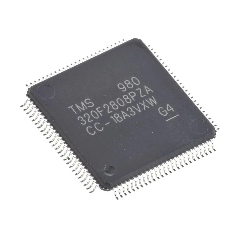 Texas Instruments 32 bit Digital Signal Processor 100 MHz 128kB FLASH 100-Pin LQFP TMS320F2808PZA