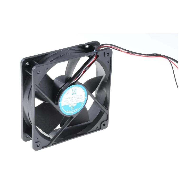 RS PRO Ball Bearing Axial Fan 12V DC 203.9 m³/h Air Flow 4.8 W 600 mA 120 mm Frame RS PRO 619-6523