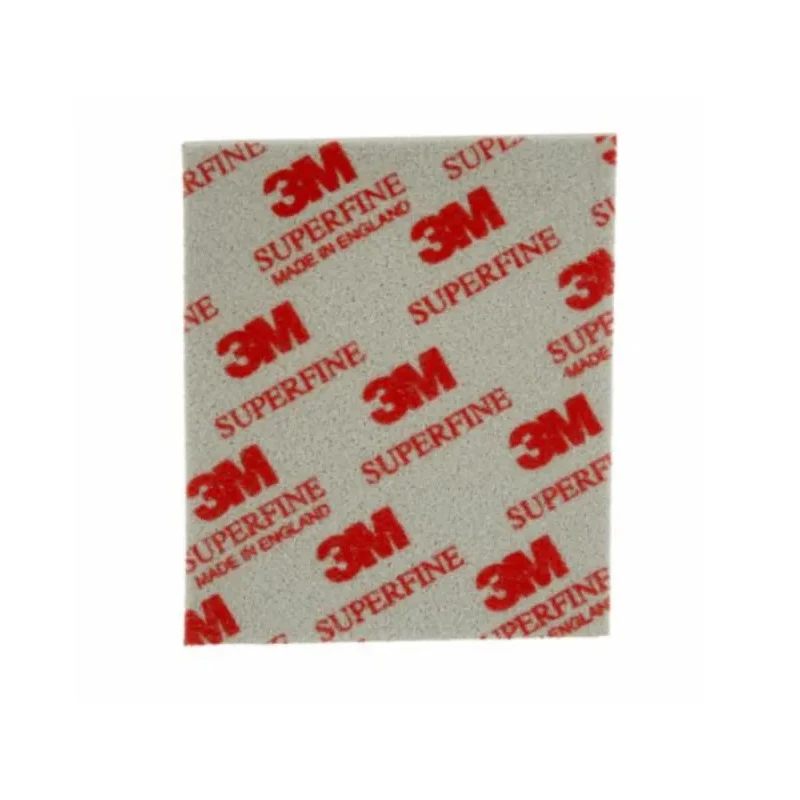3M Aluminium Oxide Sanding Pad, Super Fine Grade, 140mm x 115mm P500 Grit 03810