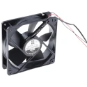 RS PRO Axial Fan 24V DC 203.9 m³/h Airflow 6 W Power 280 mA Current 120 x 120 x 32 mm 619-6539