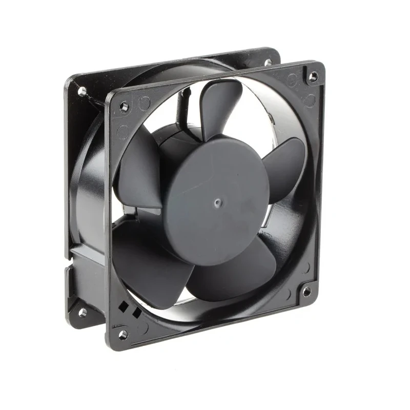 RS PRO AC Dual Ball Bearing Axial Fan, 230V AC, 186.9 m³/h Airflow, 15 W Power, 90 mA Max Current, Rated, 120 mm Square IP44