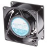 RS PRO AC Dual Bearing Axial Fan 115V AC, 51 m³/h Air Flow, 9 W, 120 mA Max, IP44, 80 mm Square Frame IP44